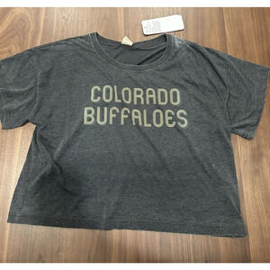 Chicka-d Women's Colorado Buffaloes Black Sunshine T-Shirt Size XL